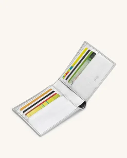 Afra Metallic Wallet - Silver