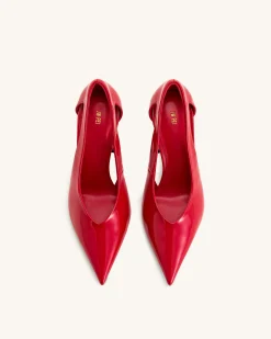 Alessia High Heel Pumps - Red