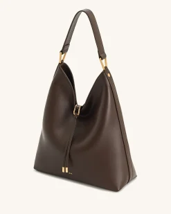 Aria Shoulder Bag - Dark Brown