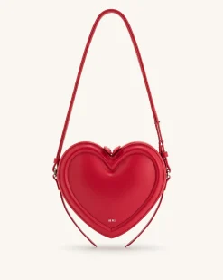 Arlene Heart Shaped Bag - Magenta