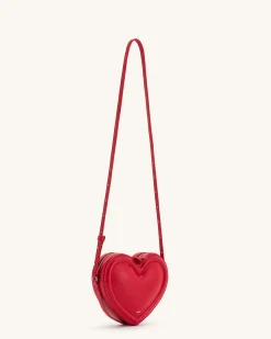 Arlene Heart Shaped Bag - Magenta
