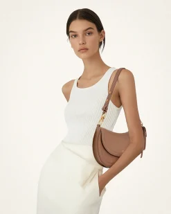Ashlie Crossbody Bag - Brown