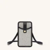 Aylin Canvas Phone Bag - Black