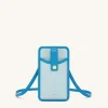 Aylin Canvas Phone Bag - Lake Blue
