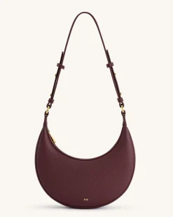 Carly Medium Shoulder Bag - Deep Claret
