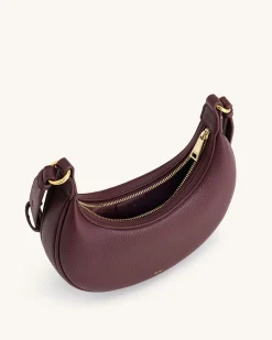 Carly Medium Shoulder Bag - Deep Claret