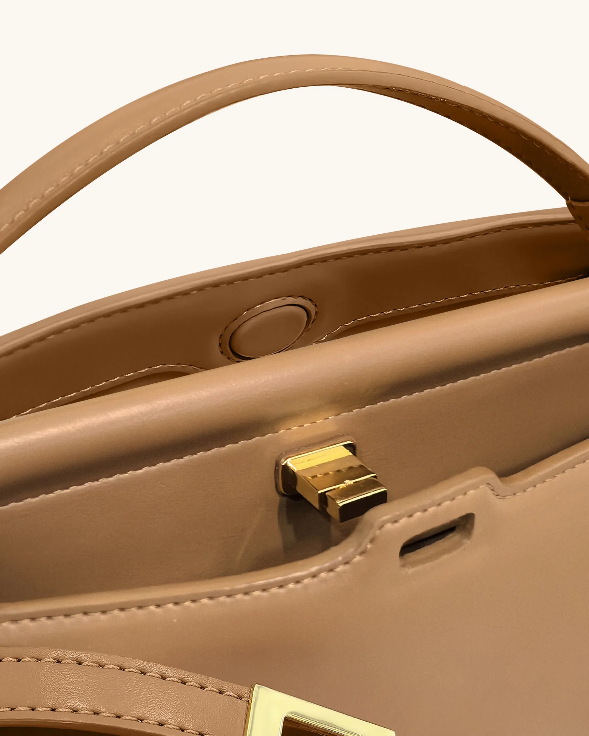 Carmen Top Handle Bag - Brown