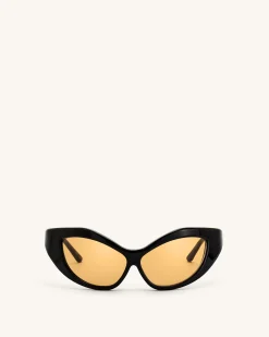 Clarissa Cateye Sunglasses - Black