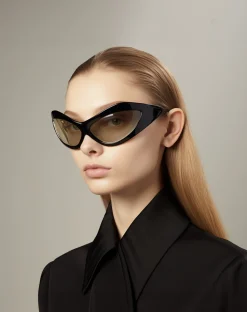 Clarissa Cateye Sunglasses - Black