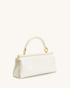 Danna Top Handle Bag - White