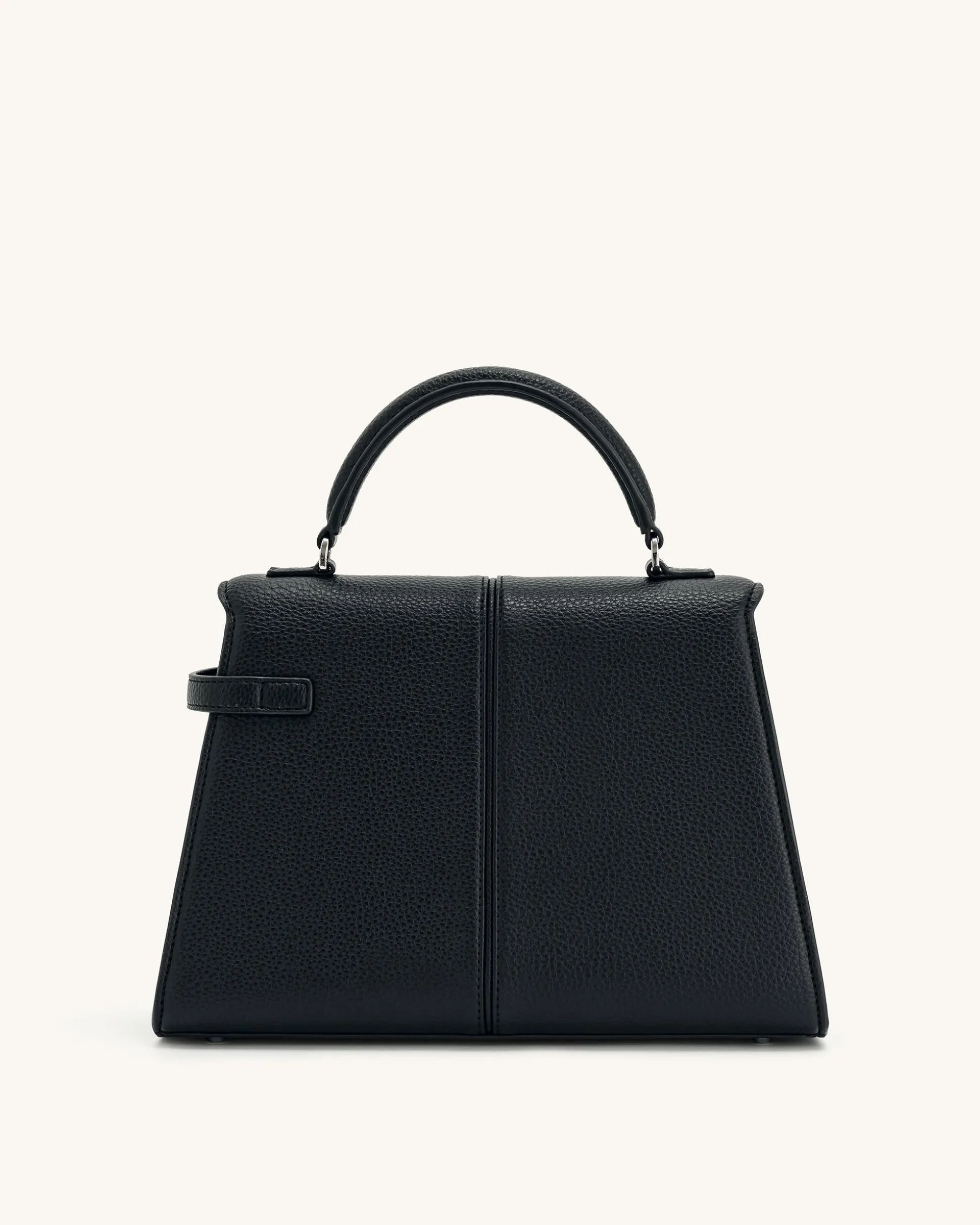 Elise Large Top Handle Bag - Black