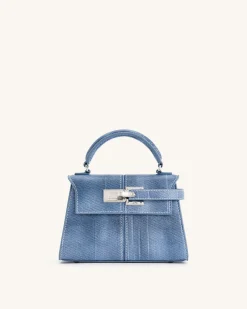 Elise Top Handle Bag - Blue