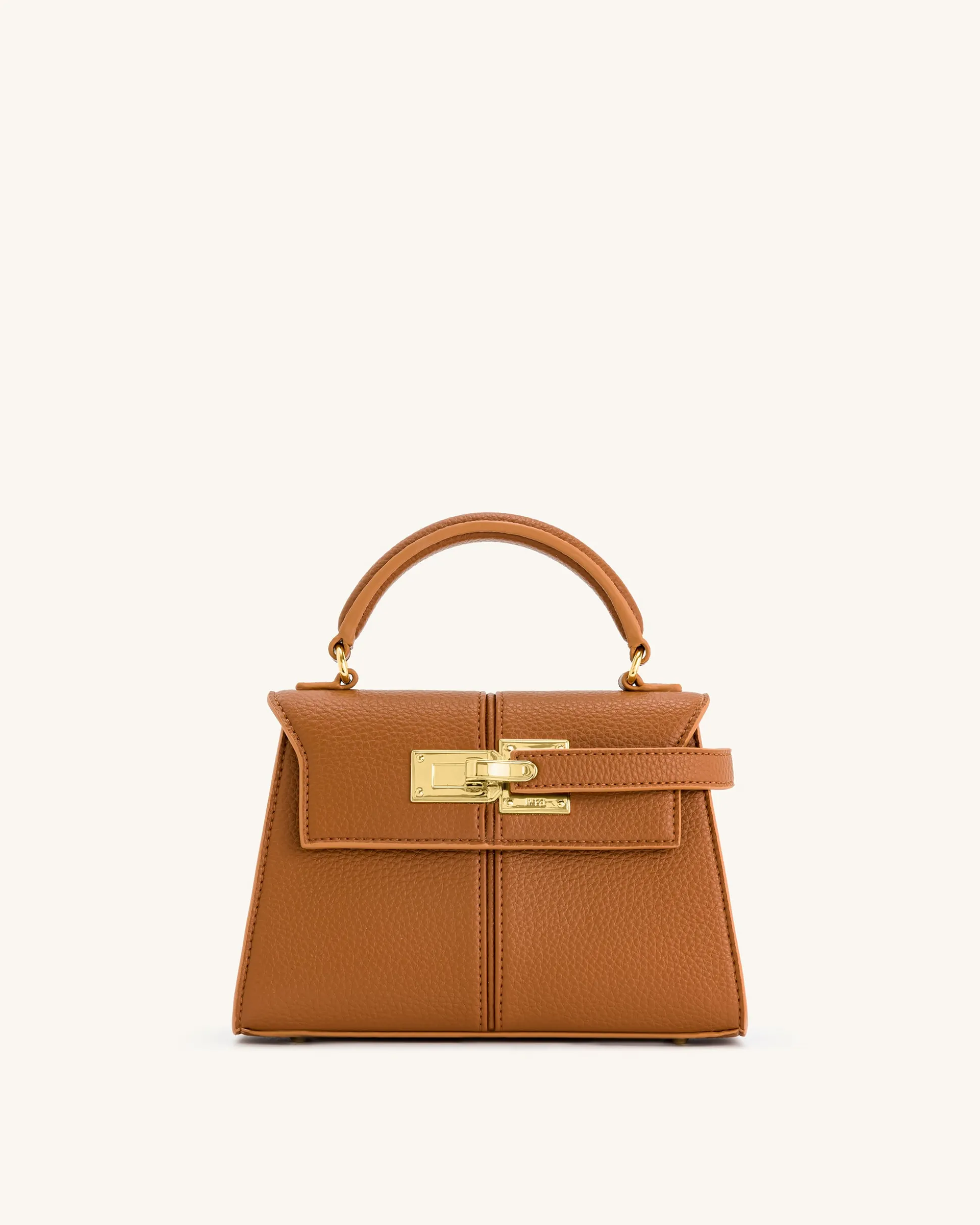 Elise Top Handle Bag - Brown