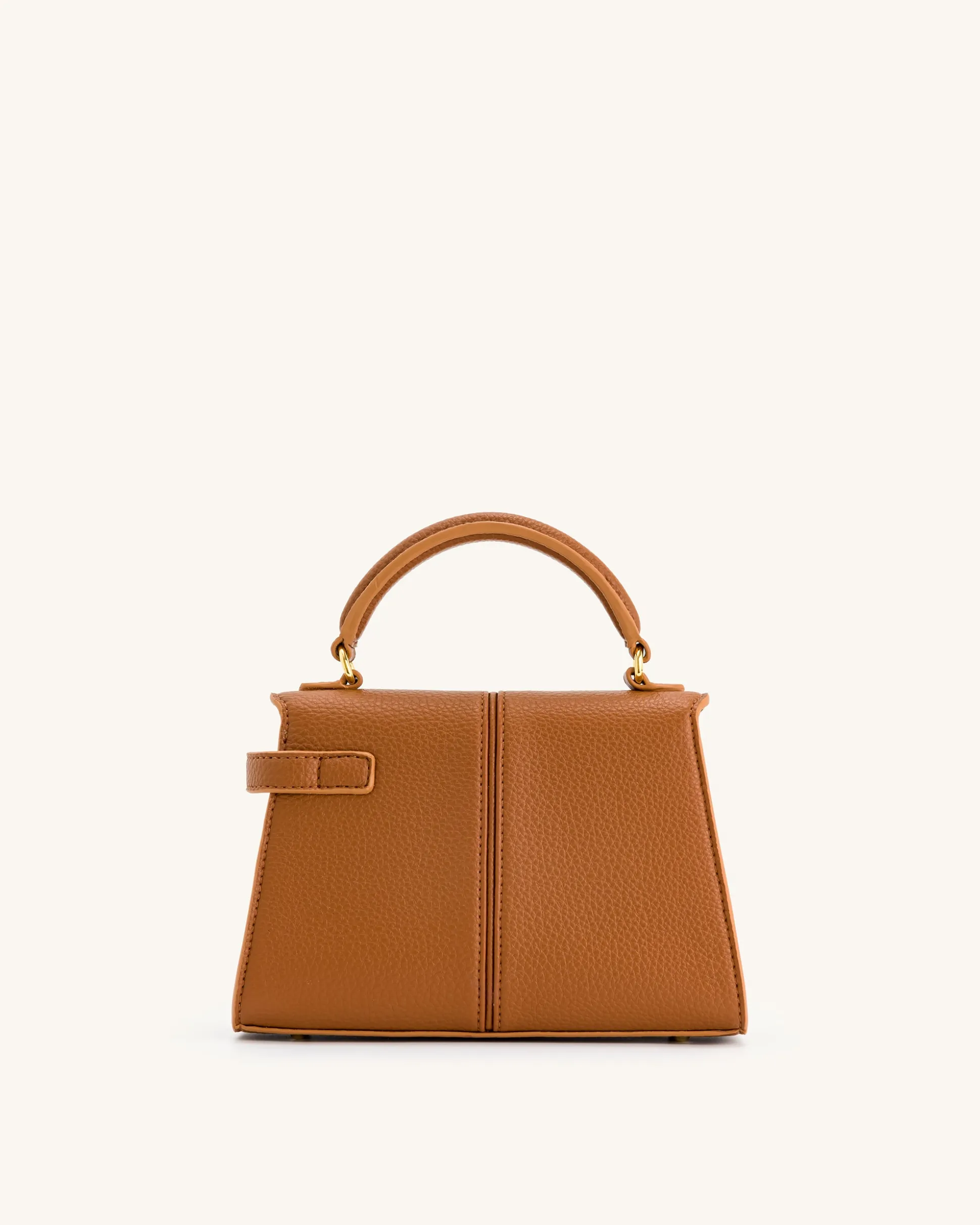 Elise Top Handle Bag - Brown