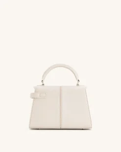 Elise Top Handle Bag - White