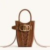FEI Crushed Straps Phone Bag - Brown