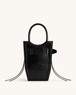 FEI Crushed Straps Phone Bag - Black