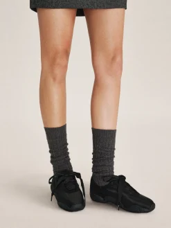 Flavia Ballerina Sneakers - Black
