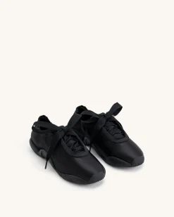 Flavia Ballerina Sneakers - Black