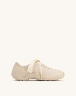 Flavia Ballerina Sneakers - Apricot