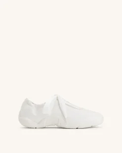 Flavia Ballerina Sneakers - White
