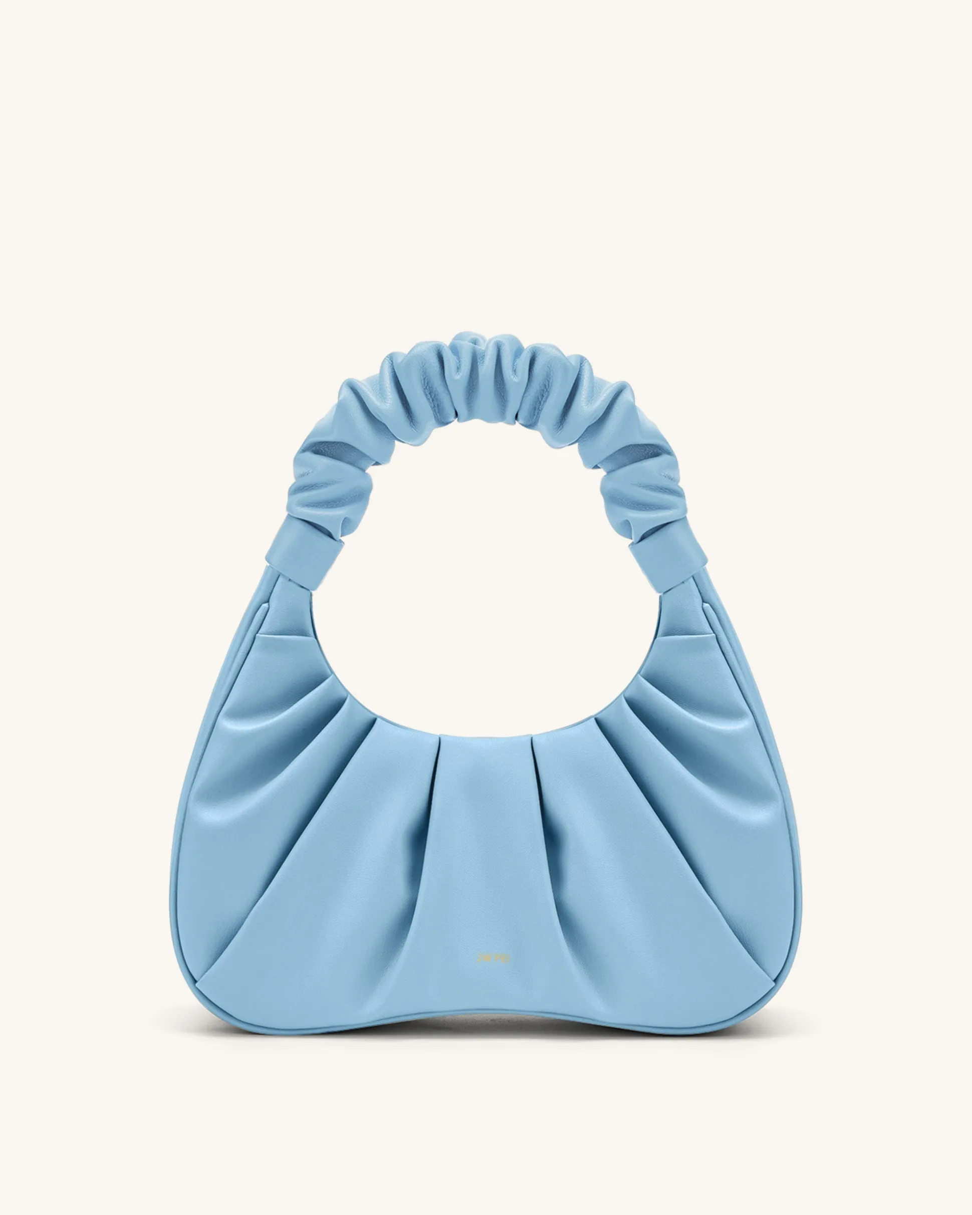 Gabbi Ruched Hobo Handbag -Ice
