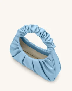 Gabbi Ruched Hobo Handbag -Ice