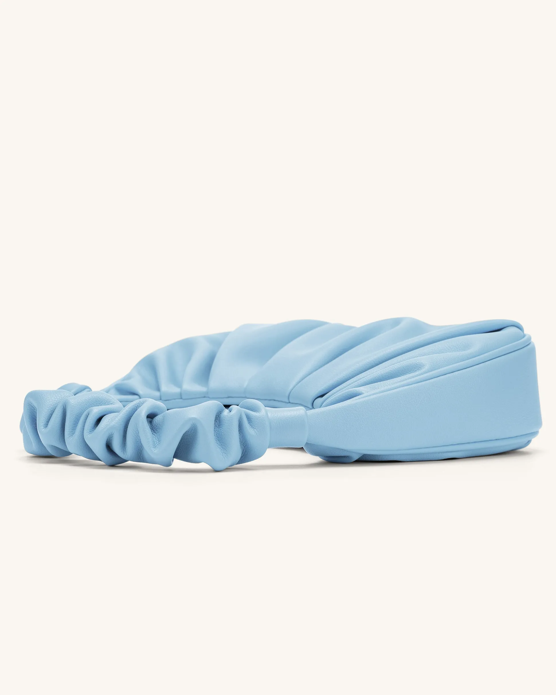 Gabbi Ruched Hobo Handbag -Ice
