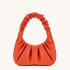 Gabbi Ruched Hobo Handbag - Scarlet
