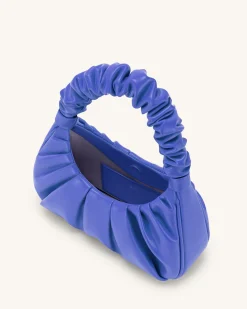 Gabbi Ruched Hobo Handbag - Cornflower