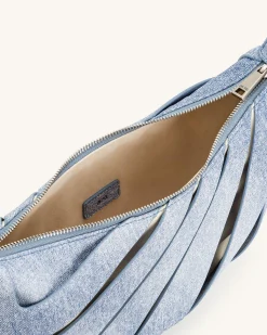 Jana Hollow Out Shoulder Bag - Blue