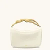 Jenny Human-shaped Handle Handbag - White