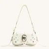 Joy Crushed Shoulder Bag - White