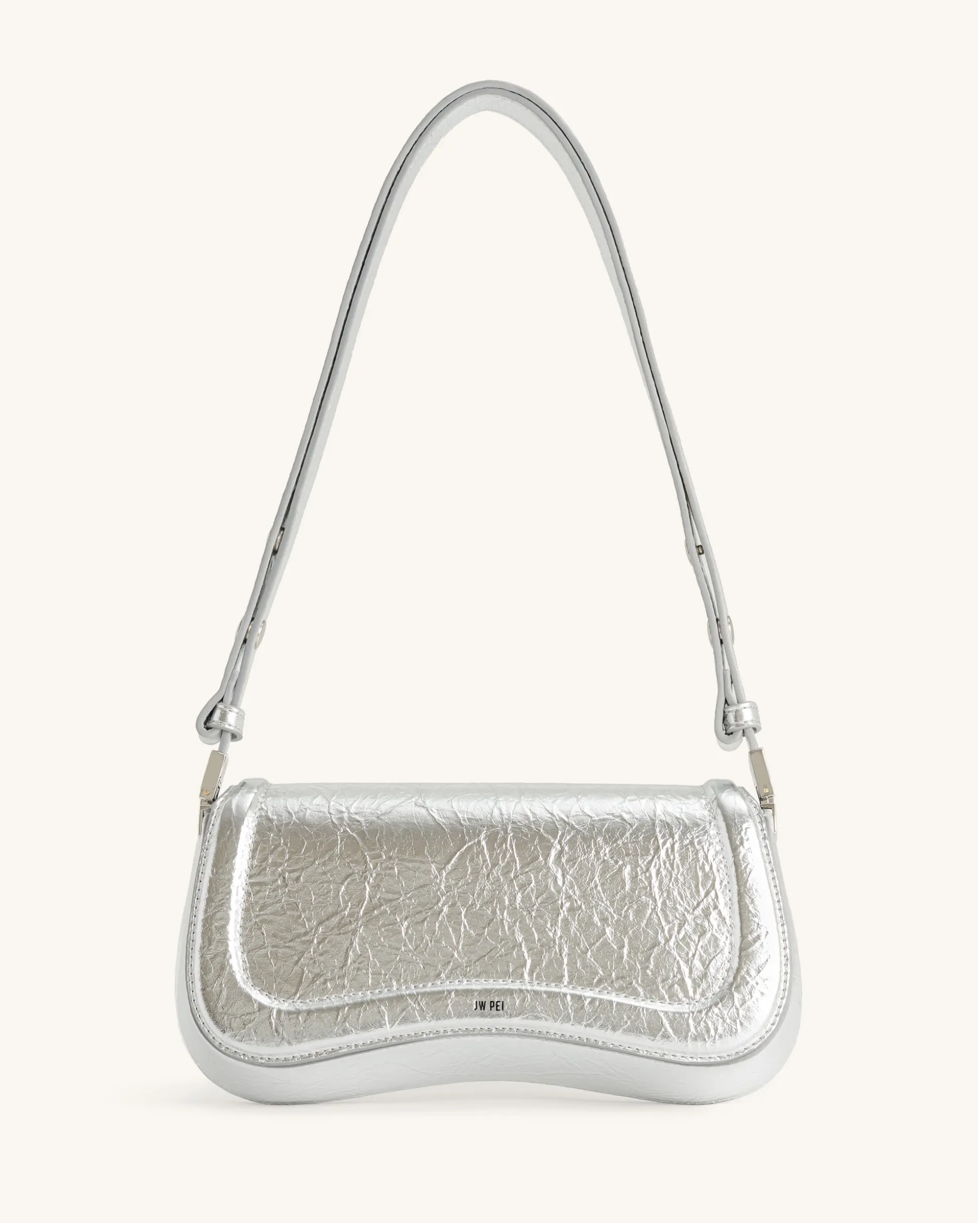 Joy Metallic Shoulder Bag - Silver