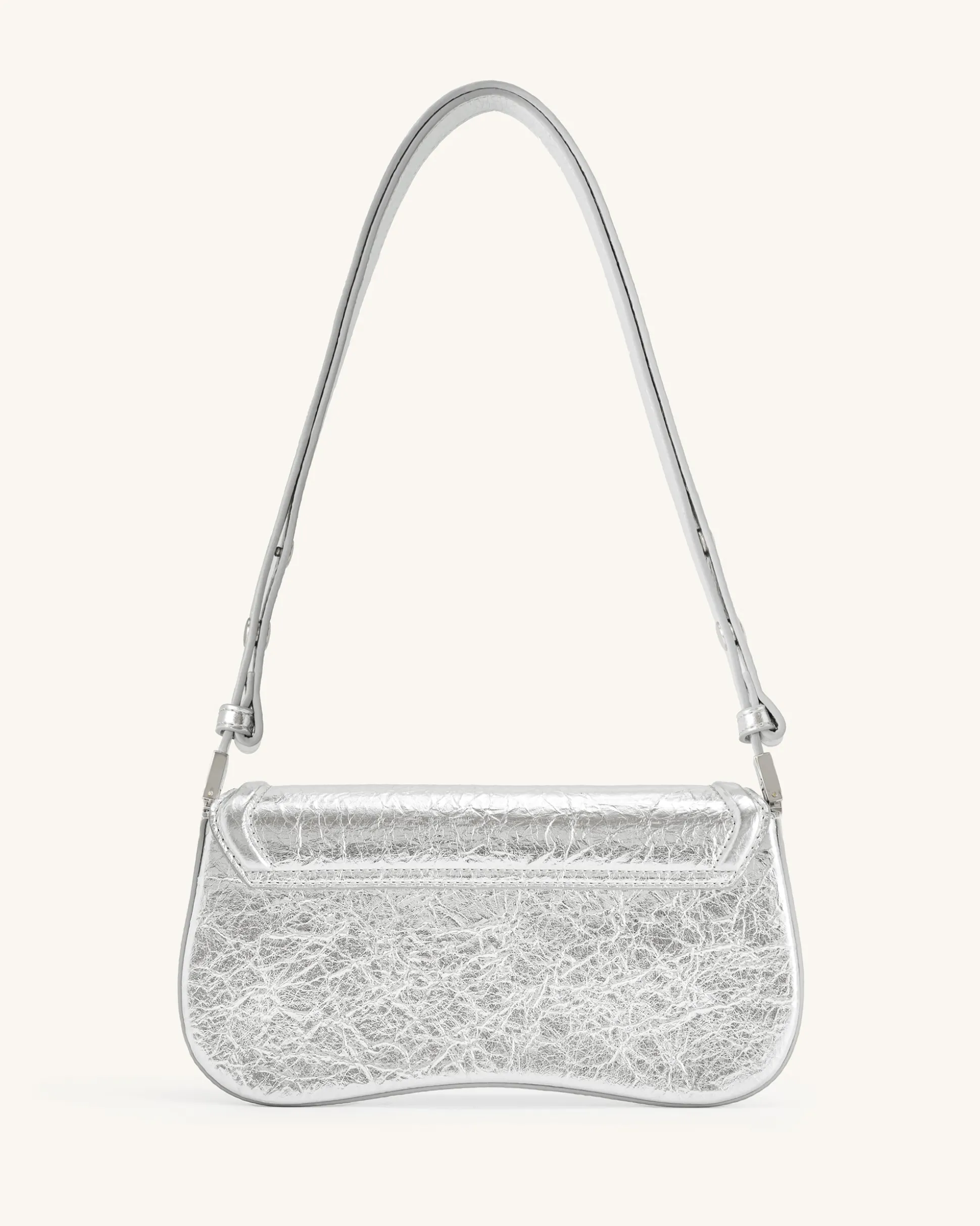 Joy Metallic Shoulder Bag - Silver