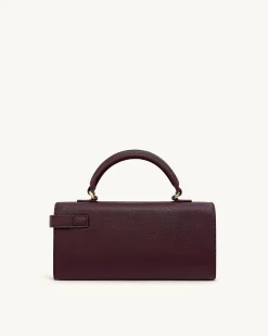 Keyla Top Handle Bag - Deep Burgundy