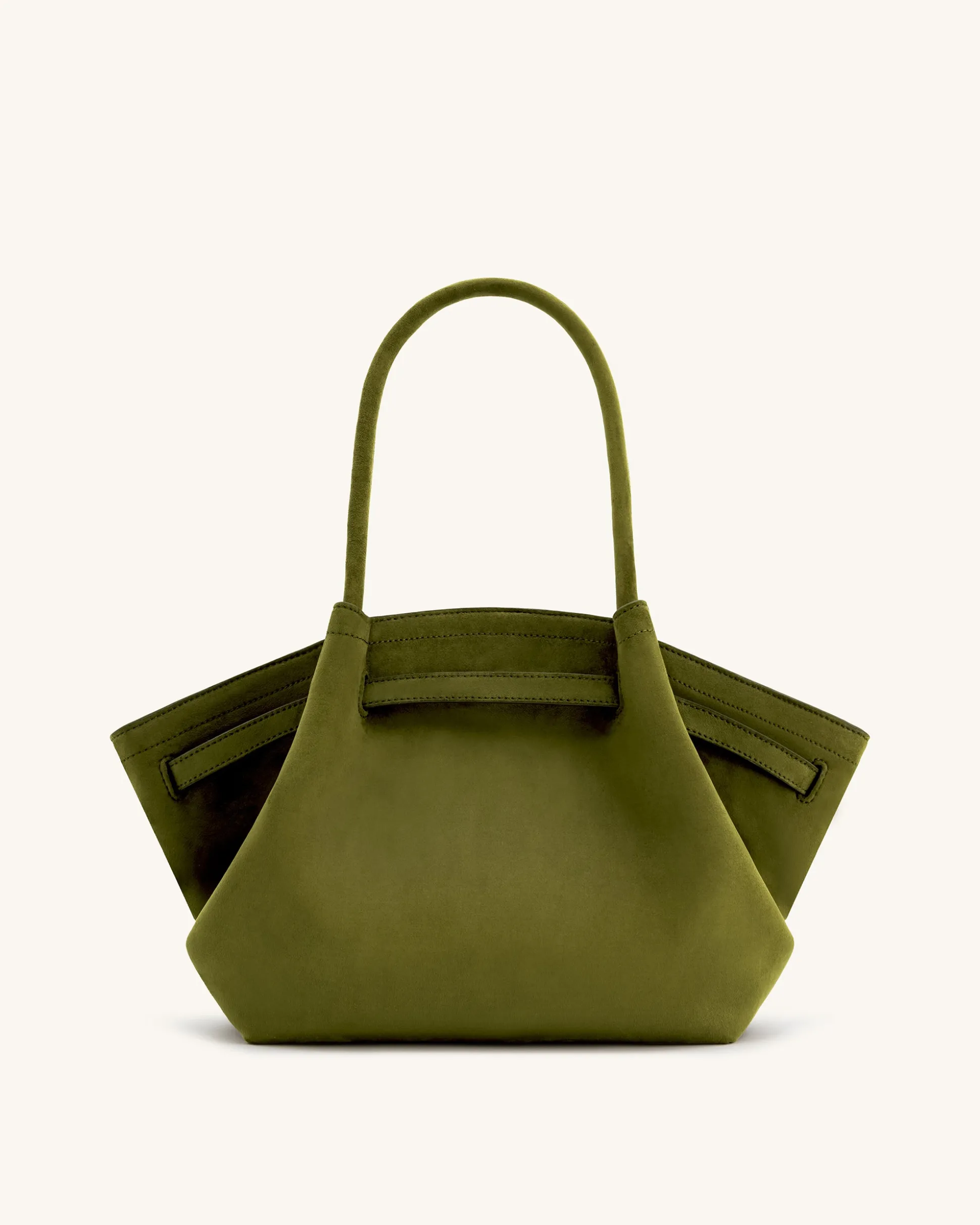 Large Tote Bag Green Faux Suede Women bag - JW PEI Hana