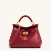 Lucia Classic Top Handbag - Claret