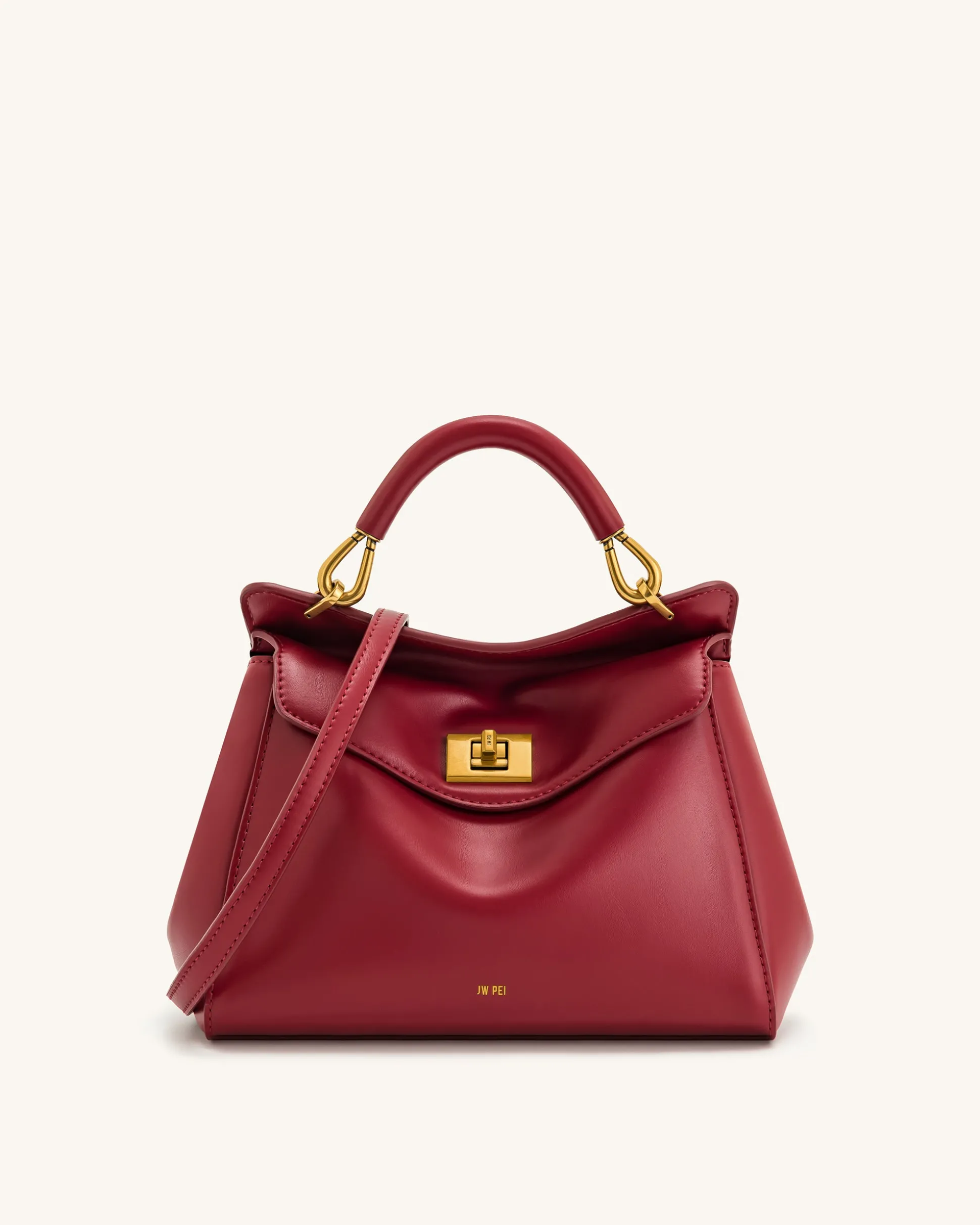 Lucia Classic Top Handbag - Claret