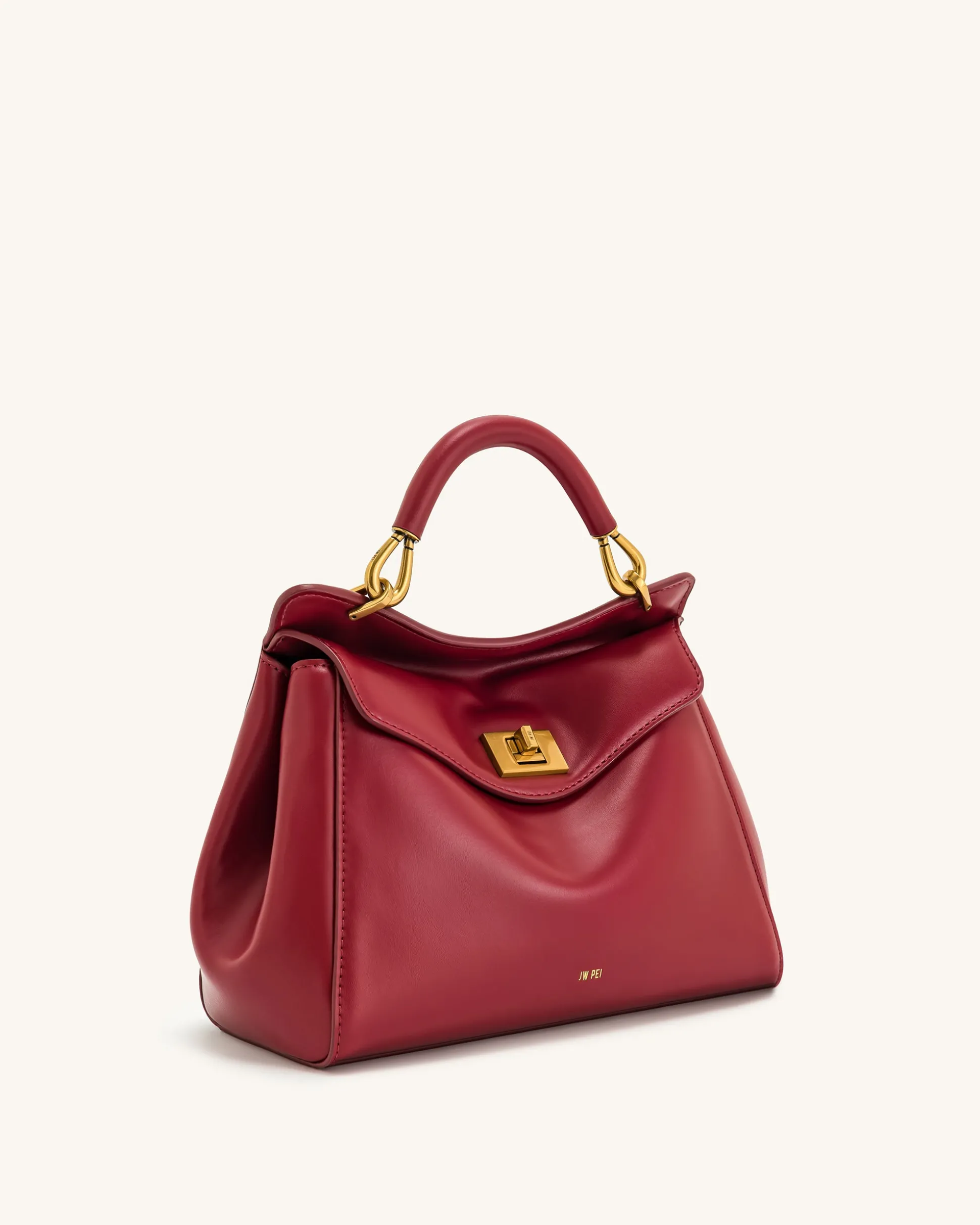 Lucia Classic Top Handbag - Claret