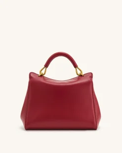 Lucia Classic Top Handbag - Claret