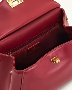 Lucia Classic Top Handbag - Claret