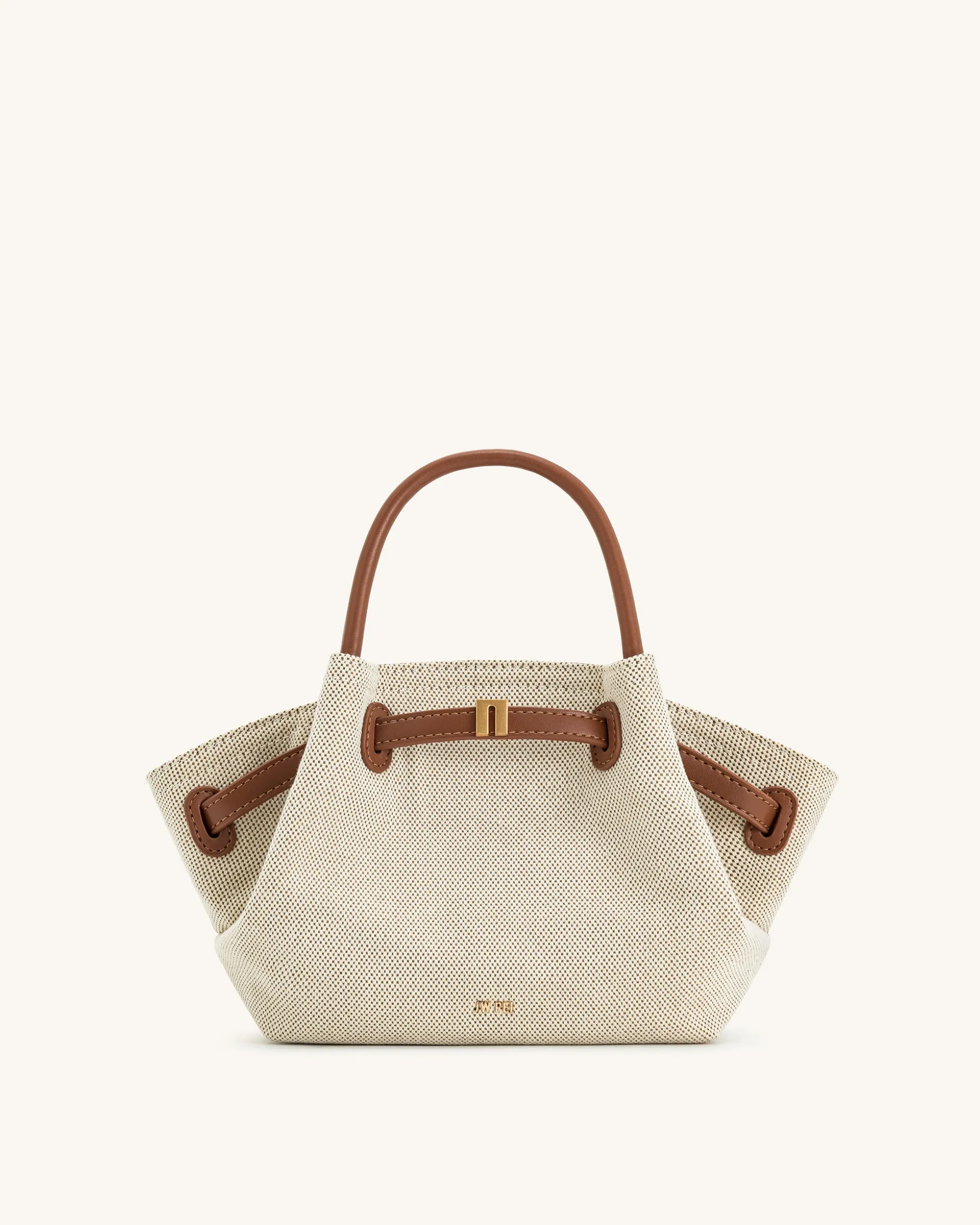 Mini Tote Bag Green Faux Suede Women bag - JW PEI Hana