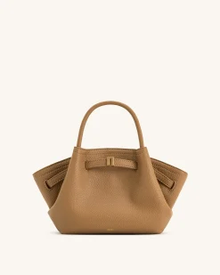 Mini Tote Bag Green Faux Suede Women bag - JW PEI Hana