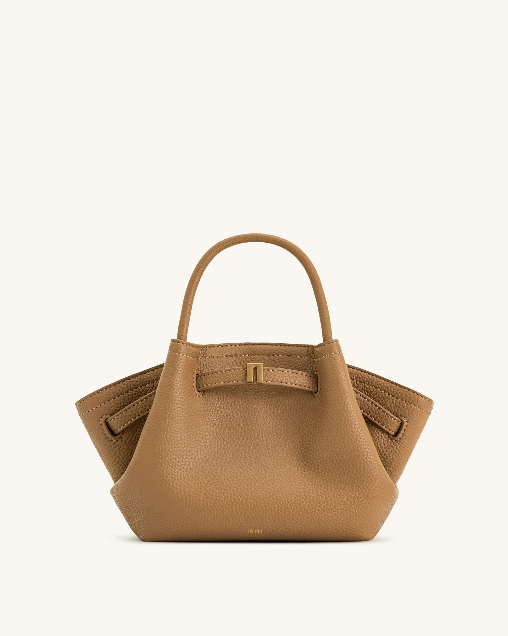 Mini Tote Bag Green Faux Suede Women bag - JW PEI Hana