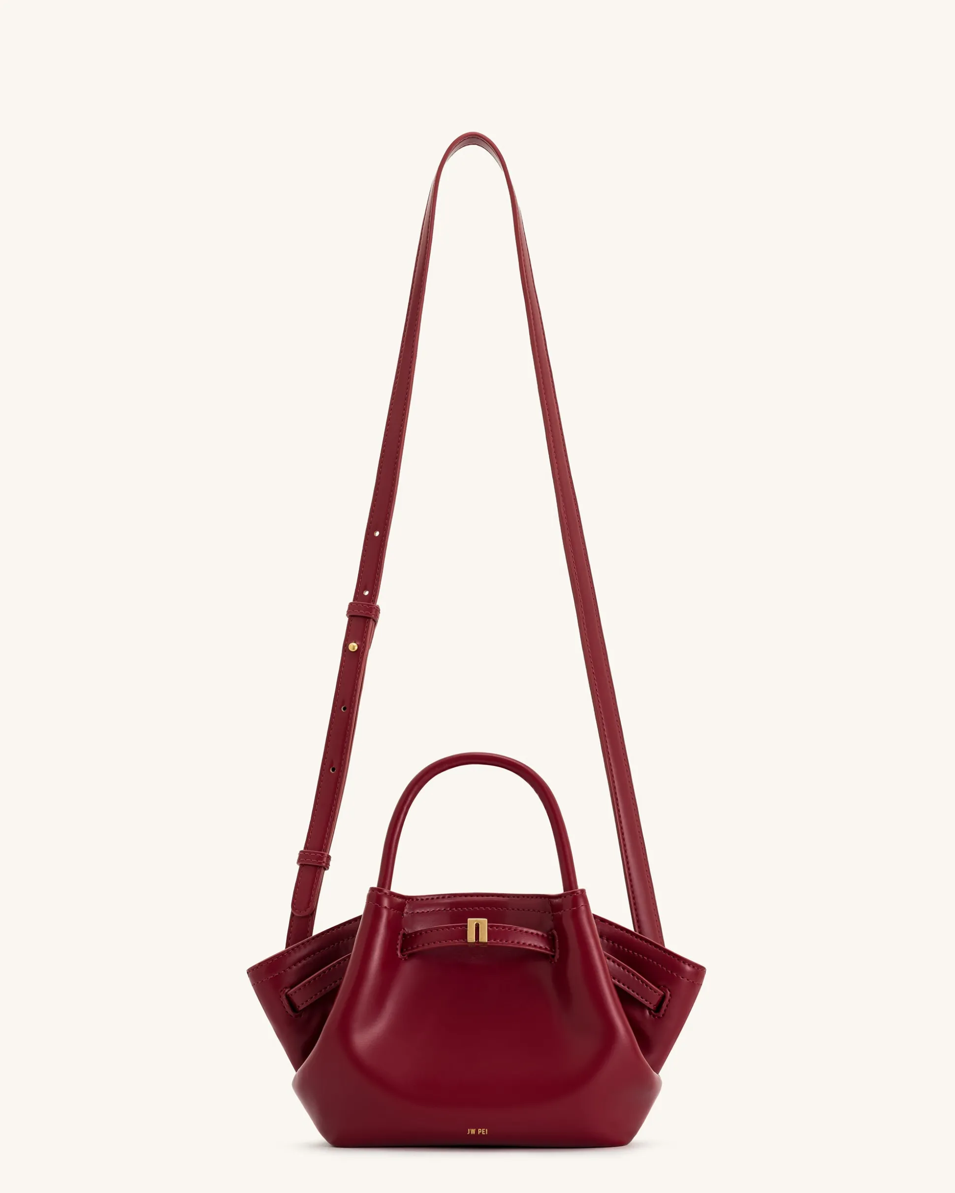 Mini Tote Bag Green Faux Suede Women bag - JW PEI Hana