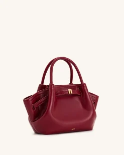 Mini Tote Bag Green Faux Suede Women bag - JW PEI Hana