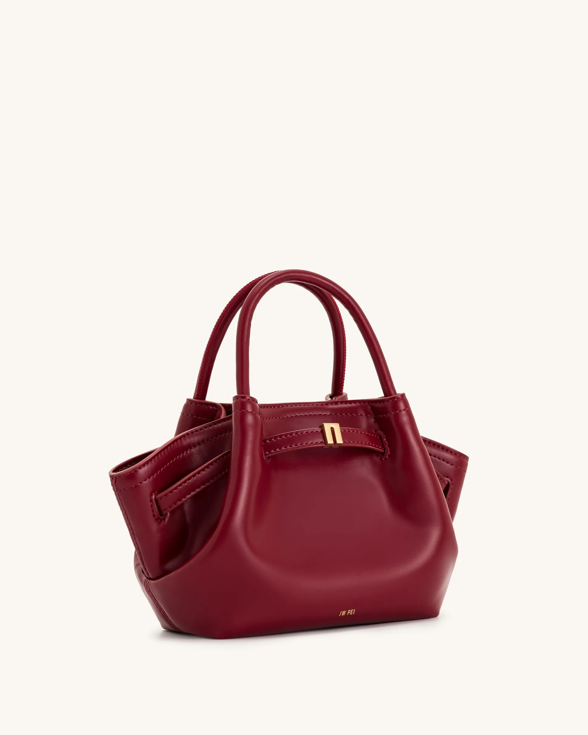 Mini Tote Bag Green Faux Suede Women bag - JW PEI Hana