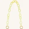 Mya Gradient Acrylic Chain Strap - Yellow