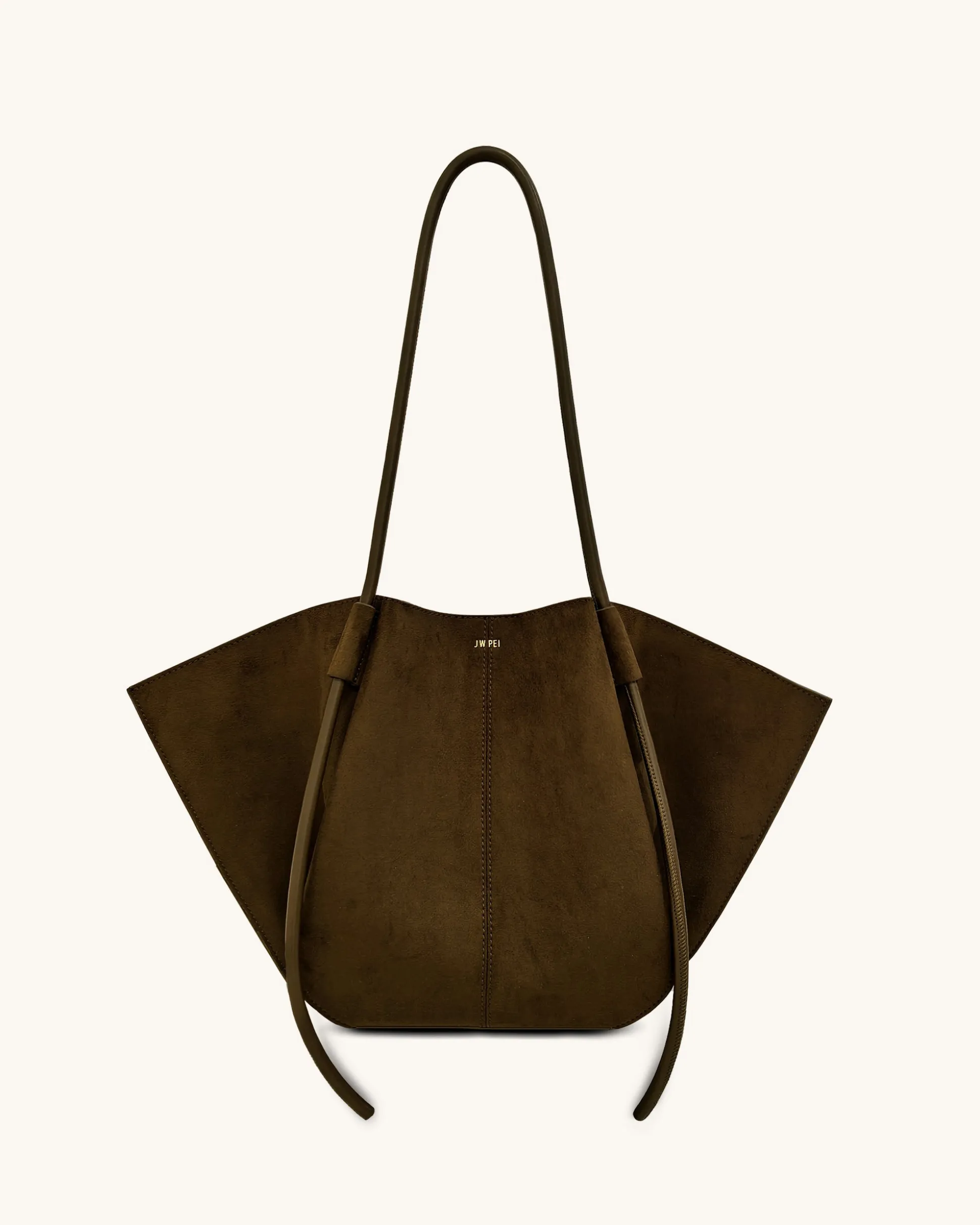 Nala Wide Tote Bag - Mocha Brown